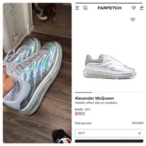 Alexander McQueen men's shoes, U.S. size 10.5